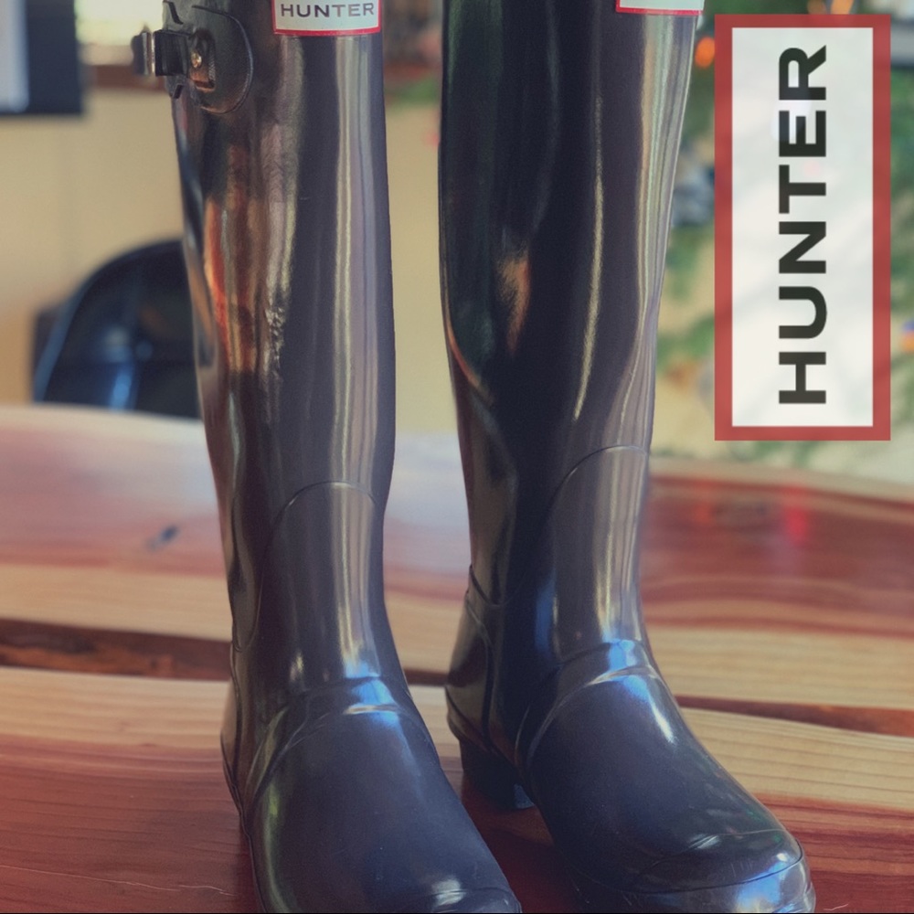 🍂TRANSITION WEATHER SALE🍂Hunter Tall Gloss Boots